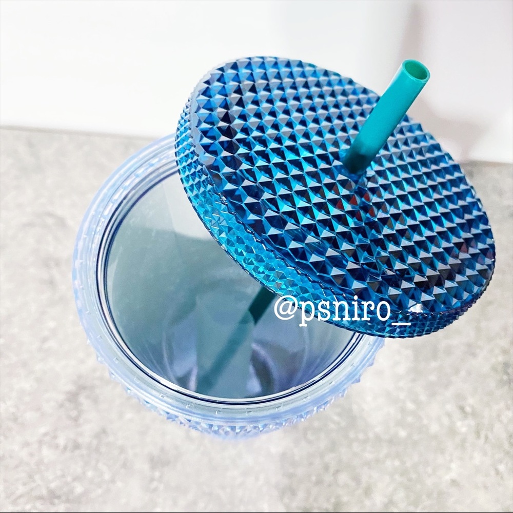 Starbucks Glittery Blue Studded Tumbler - Picture 4 of 5